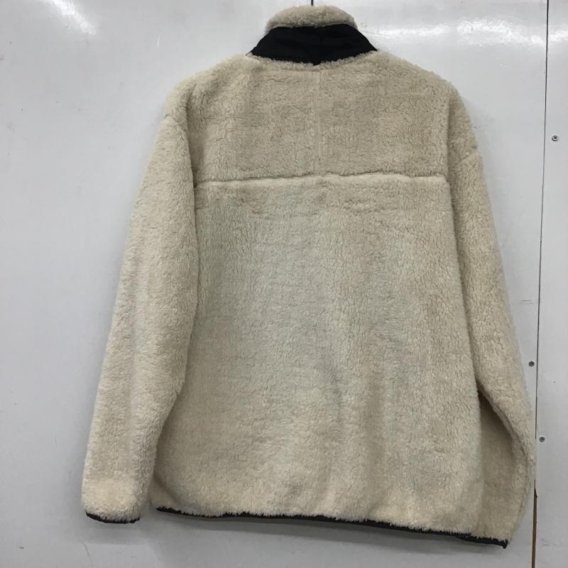 ディッキーズ Dickies ジャケット、上着 ジャンパー、ブルゾン ジップアップジャケット フリースジャケット アウター L ロゴ、文字 アイボリー / アイボリー / メンズ USED 古着 中古 10160922