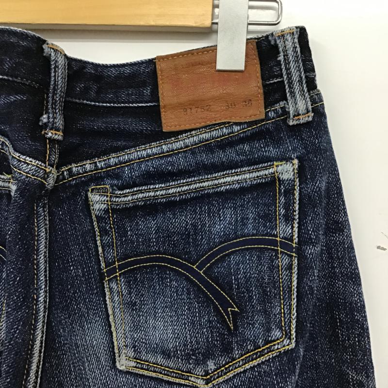 フラットヘッド The Flat Head パンツ デニム、ジーンズ デニムパンツ スリムパンツ カジュアルパンツ 30インチ 無地 インディゴ / インディゴ / Indigo メンズ USED 古着 中古 10160927