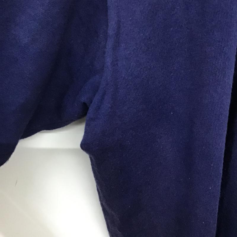 アディダス adidas Tシャツ 半袖 半袖カットソー プリントTシャツ クルーネックカットソー L ロゴ、文字 紺 / ネイビー / navy メンズ USED 古着 中古 10160929