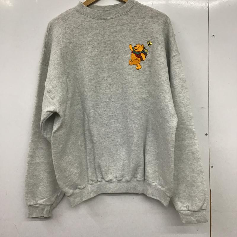 古着 USED トレーナー 長袖 長袖トレーナー スウェット クルーネック プルオーバー XL ロゴ、文字 灰 / グレー / gray メンズ USED 古着 中古 10160937