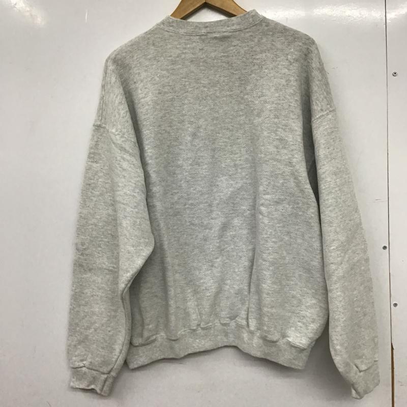 古着 USED トレーナー 長袖 長袖トレーナー スウェット クルーネック プルオーバー XL ロゴ、文字 灰 / グレー / gray メンズ USED 古着 中古 10160937