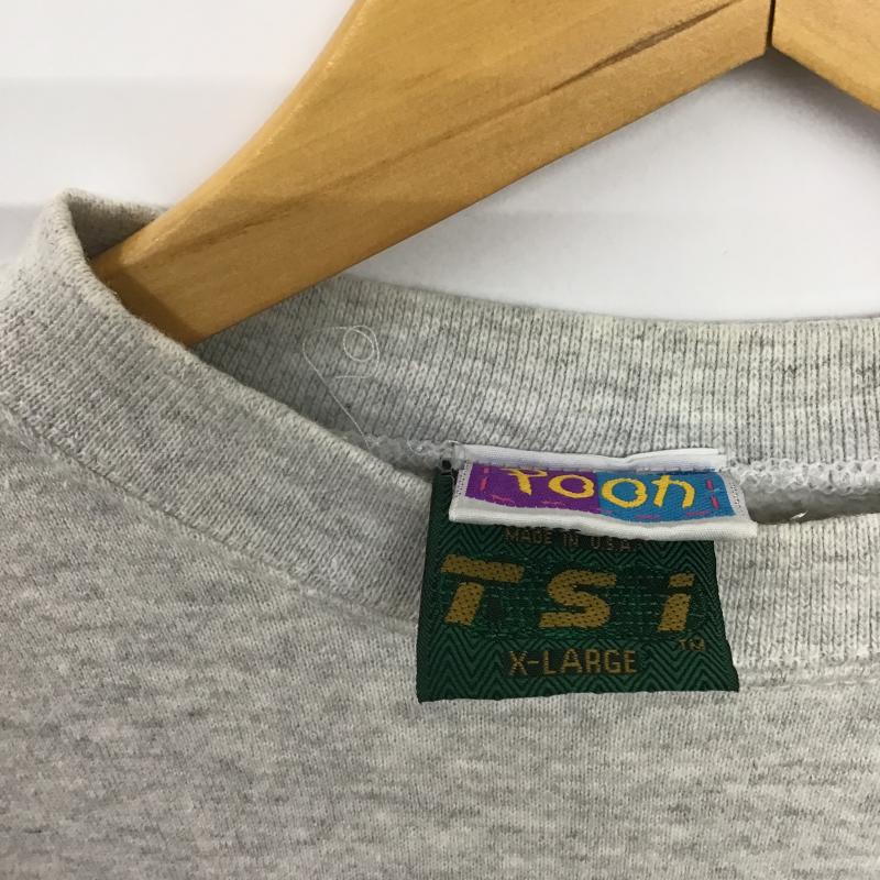 古着 USED トレーナー 長袖 長袖トレーナー スウェット クルーネック プルオーバー XL ロゴ、文字 灰 / グレー / gray メンズ USED 古着 中古 10160937