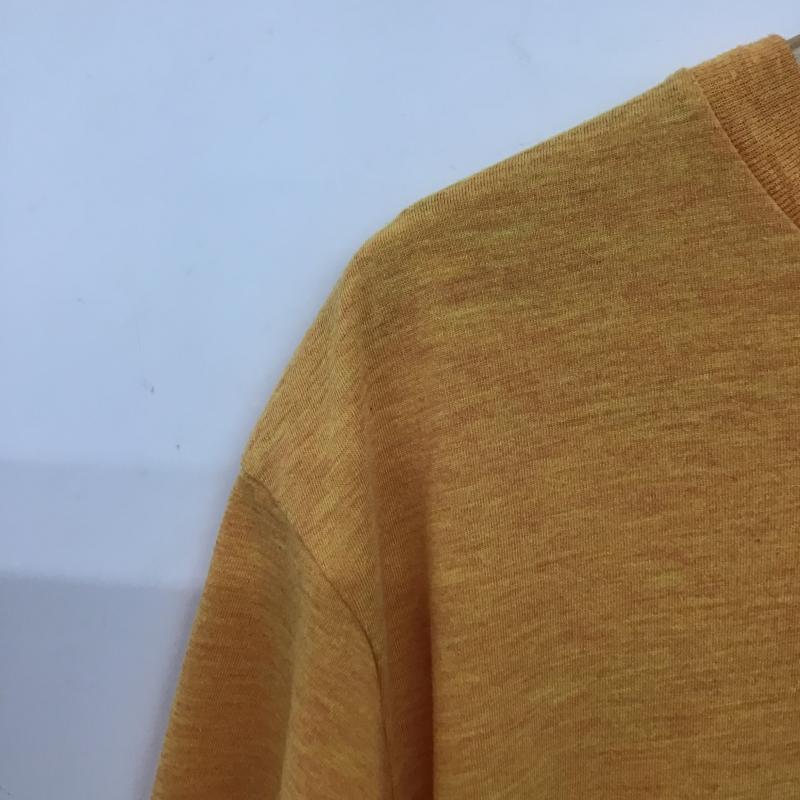 ザノースフェイス THE NORTH FACE Tシャツ 半袖 nt32060 半袖カットソー プリントTシャツ クルーネックカットソー XL ロゴ、文字 橙 / オレンジ / orange メンズ USED 古着 中古 10160938