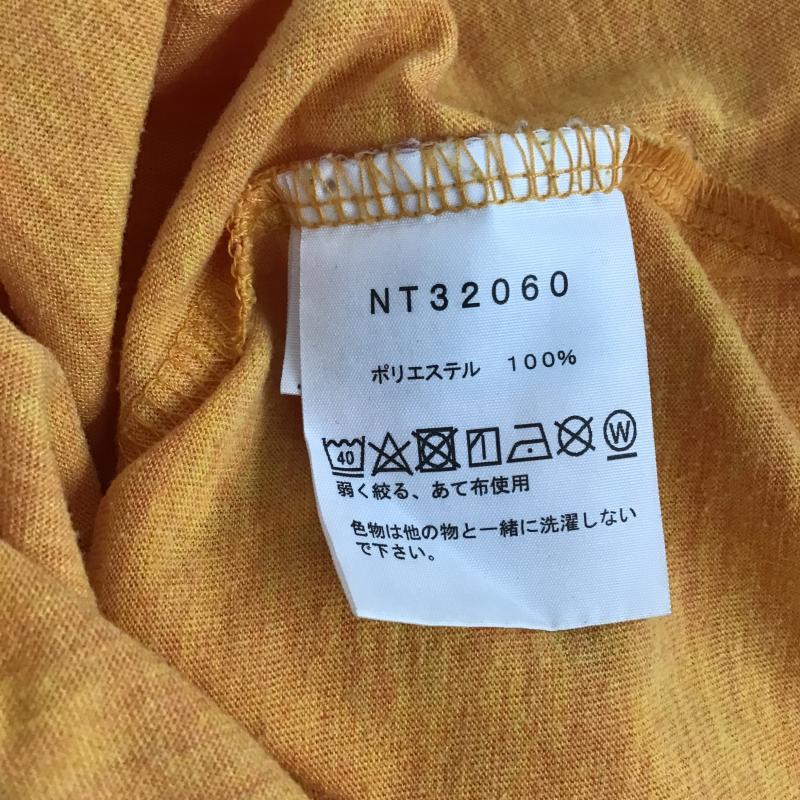 ザノースフェイス THE NORTH FACE Tシャツ 半袖 nt32060 半袖カットソー プリントTシャツ クルーネックカットソー XL ロゴ、文字 橙 / オレンジ / orange メンズ USED 古着 中古 10160938