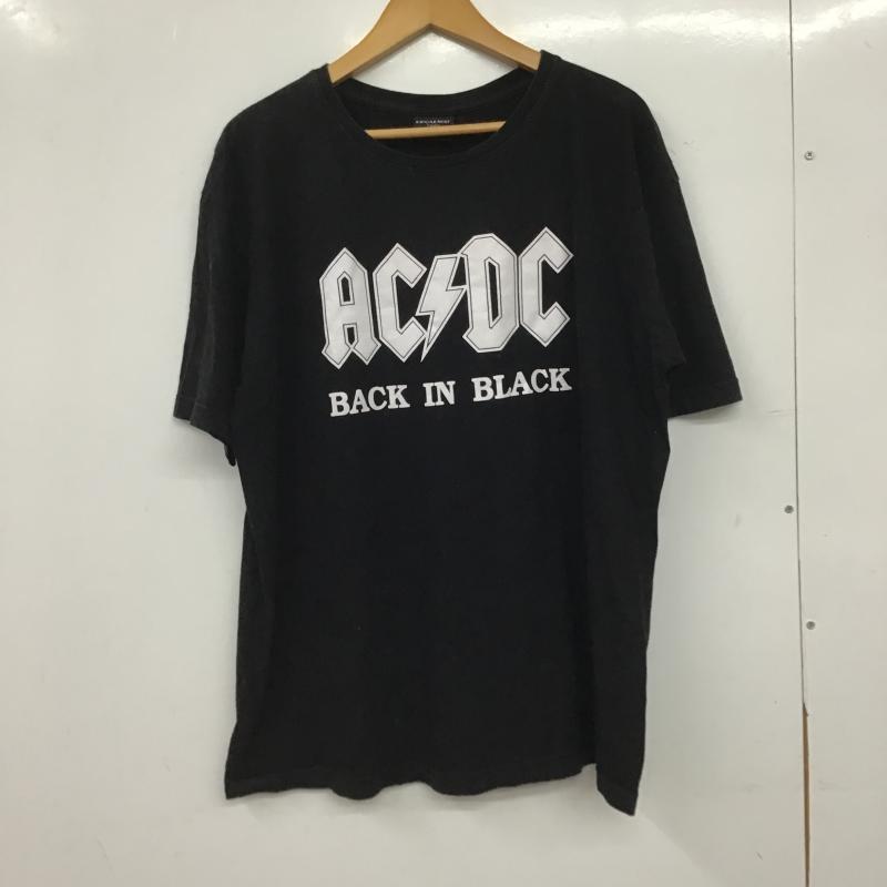 古着 USED Tシャツ 半袖 半袖カットソー プリントTシャツ クルーネックカットソー XL ロゴ、文字 黒 / ブラック / black メンズ USED 古着 中古 10160939