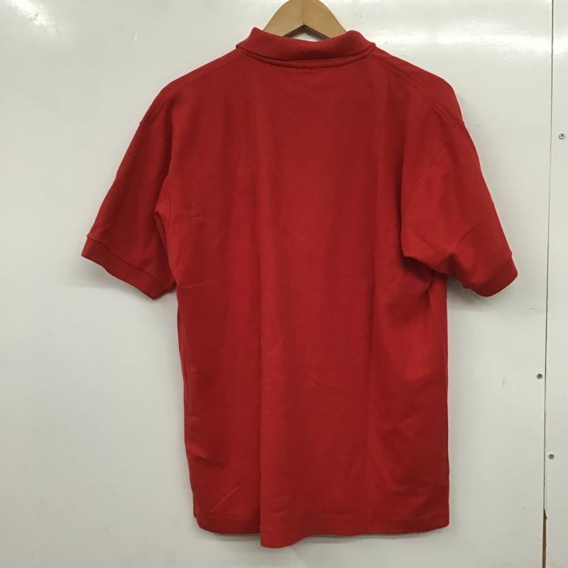 ナイキ NIKE ポロシャツ 半袖 半袖ポロシャツ カラーシャツ 半袖カットソー ロゴ、文字 赤 / レッド / red メンズ USED 古着 中古 10160940