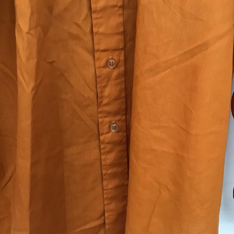 アロー ARROW シャツ、ブラウス 長袖 長袖シャツ 無地シャツ カラーシャツ 無地 橙 / オレンジ / orange メンズ USED 古着 中古 10160944