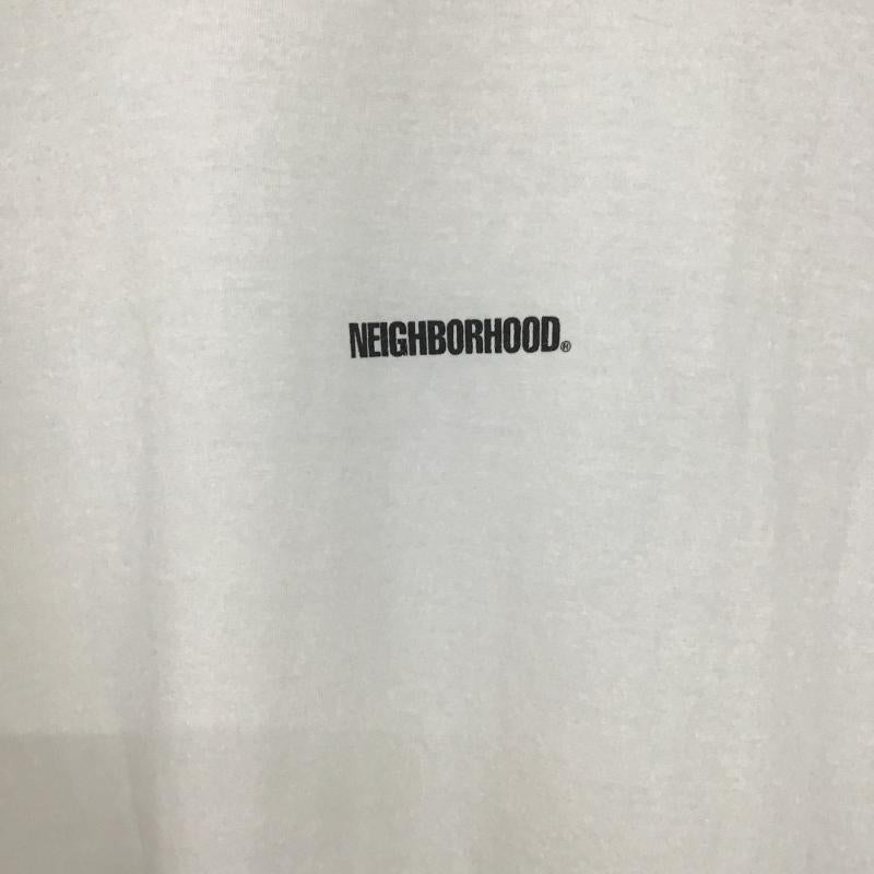ネイバーフッド NEIGHBORHOOD Tシャツ 半袖 半袖カットソー プリントTシャツ クルーネックカットソー M ロゴ、文字 白 / ホワイト / white メンズ USED 古着 中古 10160946