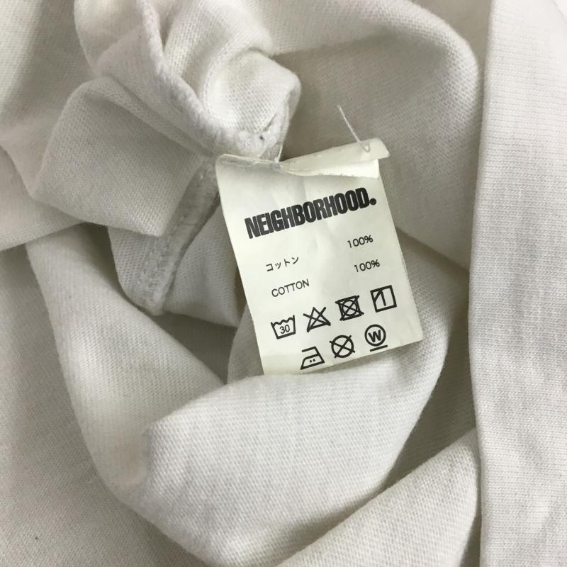 ネイバーフッド NEIGHBORHOOD Tシャツ 半袖 半袖カットソー プリントTシャツ クルーネックカットソー M ロゴ、文字 白 / ホワイト / white メンズ USED 古着 中古 10160946