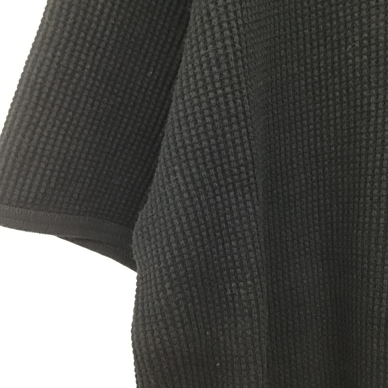 古着 USED Tシャツ 半袖 半袖カットソー ワッフルTシャツ クルーネックカットソー 38 無地 黒 / ブラック / black メンズ USED 古着 中古 10160948