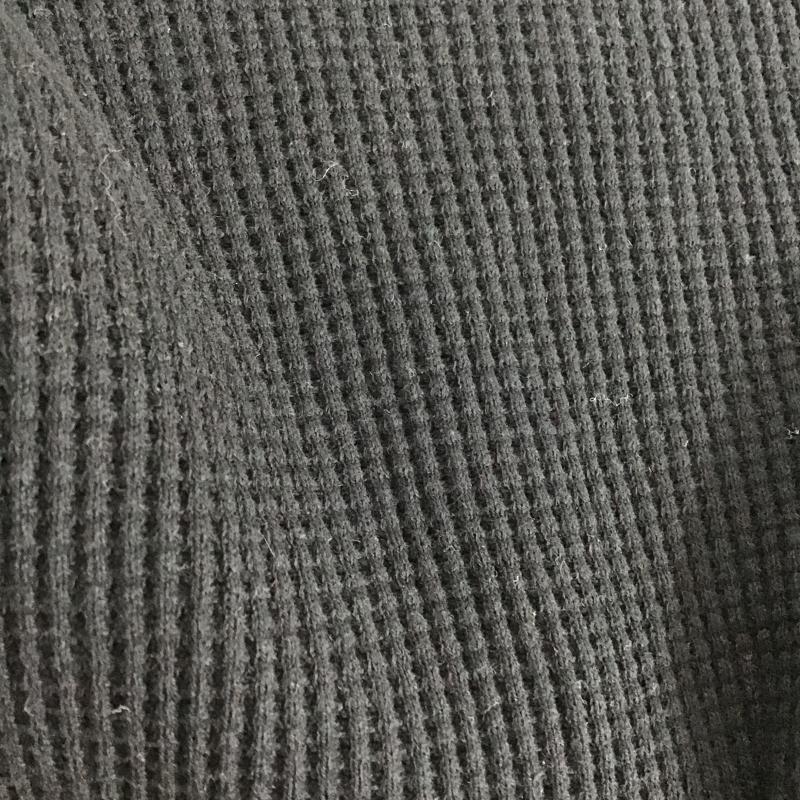 古着 USED Tシャツ 半袖 半袖カットソー ワッフルTシャツ クルーネックカットソー 38 無地 黒 / ブラック / black メンズ USED 古着 中古 10160948