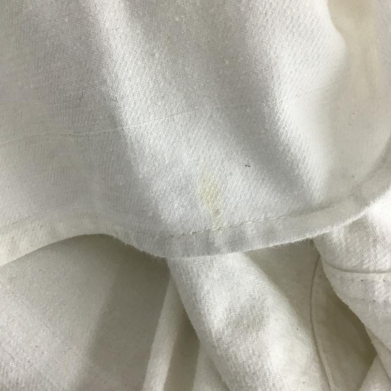 ミリタリー ミリタリー カットソー 長袖 長袖カットソー クルーネックカットソー 無地カットソー 無地 白 / ホワイト / white メンズ USED 古着 中古 10160949