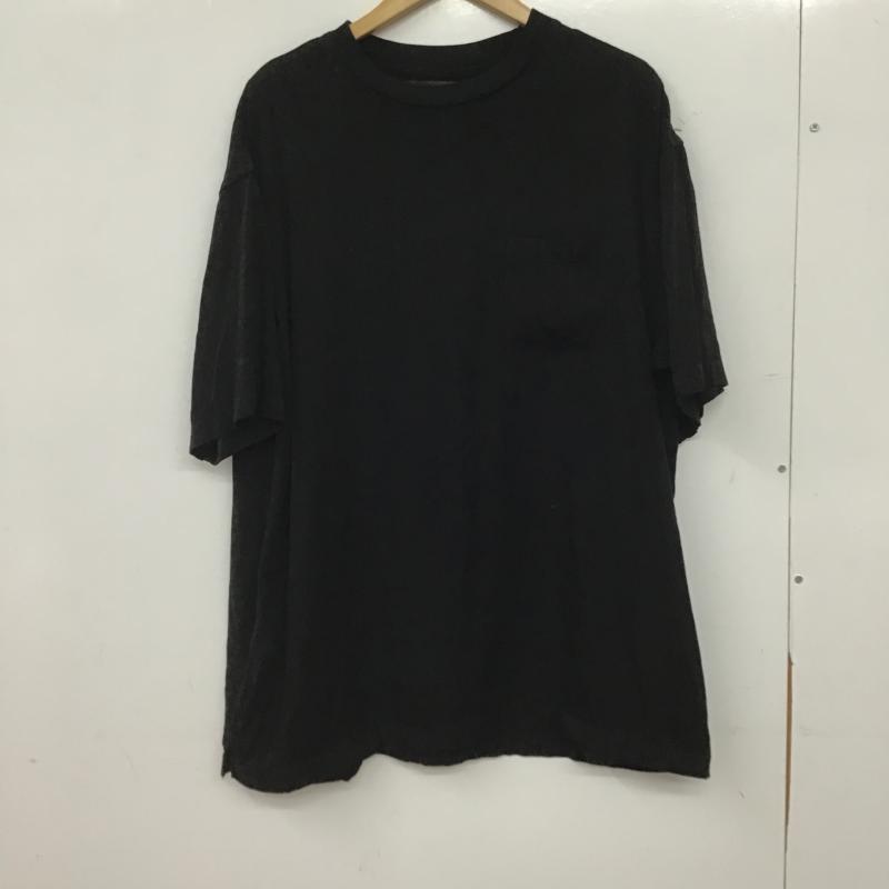 マインデニム MINEDENIM Tシャツ 半袖 半袖カットソー プリントTシャツ クルーネックカットソー M 無地 黒 / ブラック / black メンズ USED 古着 中古 10160953
