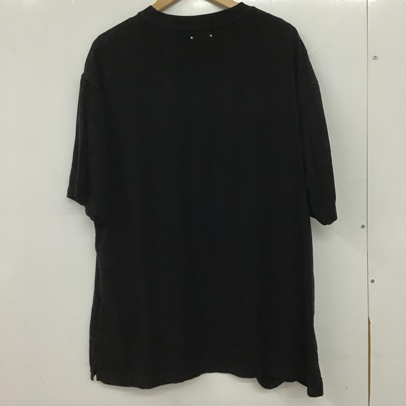 マインデニム MINEDENIM Tシャツ 半袖 半袖カットソー プリントTシャツ クルーネックカットソー M 無地 黒 / ブラック / black メンズ USED 古着 中古 10160953