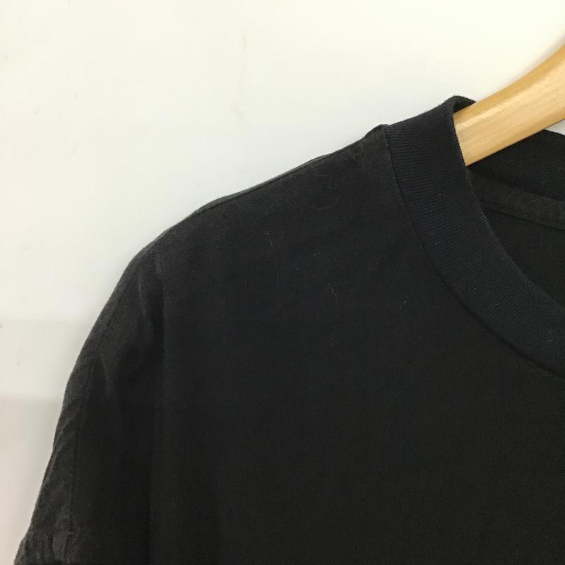 マインデニム MINEDENIM Tシャツ 半袖 半袖カットソー プリントTシャツ クルーネックカットソー M 無地 黒 / ブラック / black メンズ USED 古着 中古 10160953