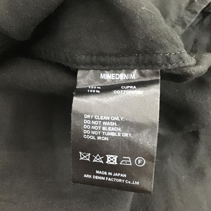 マインデニム MINEDENIM Tシャツ 半袖 半袖カットソー プリントTシャツ クルーネックカットソー M 無地 黒 / ブラック / black メンズ USED 古着 中古 10160953