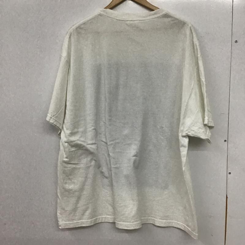 ウェーバー WEBER Tシャツ 半袖 半袖カットソー プリントTシャツ クルーネックカットソー XXL プリント 白 / ホワイト / white メンズ USED 古着 中古 10160954