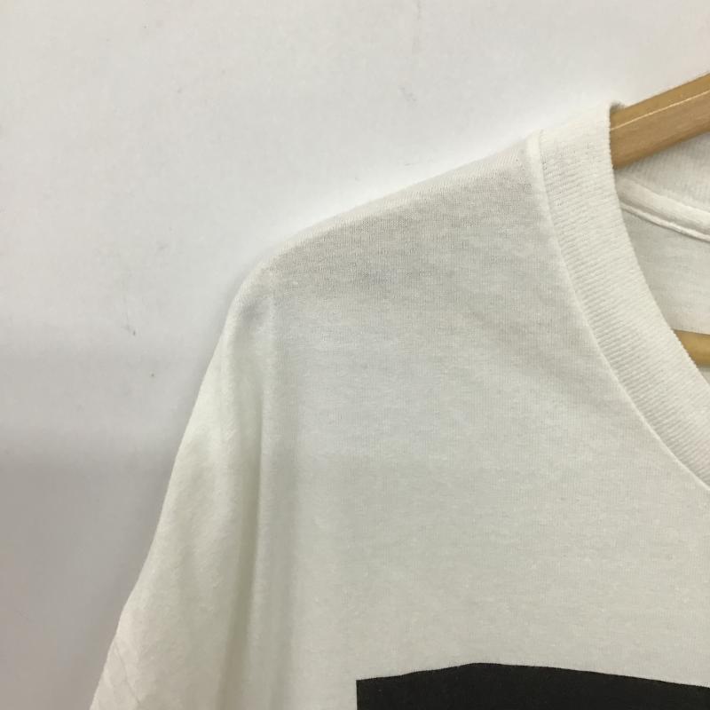 ウェーバー WEBER Tシャツ 半袖 半袖カットソー プリントTシャツ クルーネックカットソー XXL プリント 白 / ホワイト / white メンズ USED 古着 中古 10160954