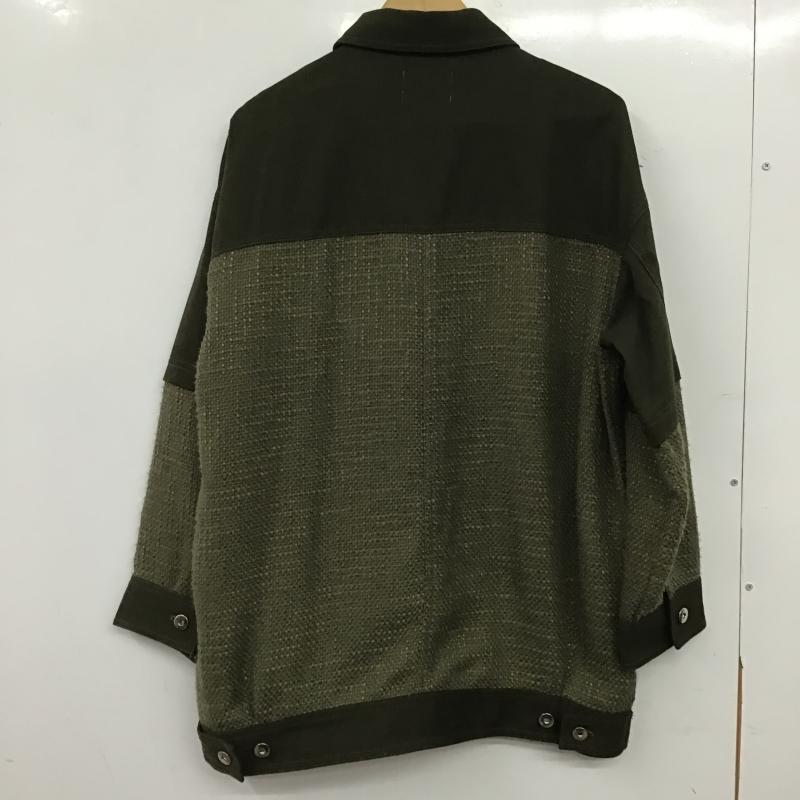 ムルーア MURUA ジャケット、上着 ジャケット、ブレザー 012310100301 ツイードミックスオーバージャケット タグ付 FREE 無地 カーキ / カーキ / khaki レディース USED 古着 中古 10160955