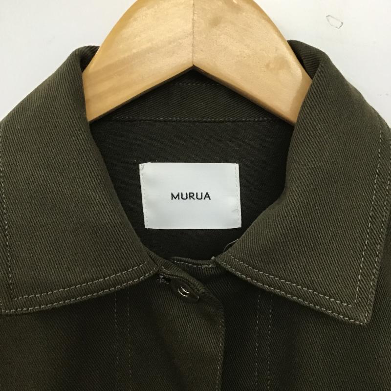 ムルーア MURUA ジャケット、上着 ジャケット、ブレザー 012310100301 ツイードミックスオーバージャケット タグ付 FREE 無地 カーキ / カーキ / khaki レディース USED 古着 中古 10160955