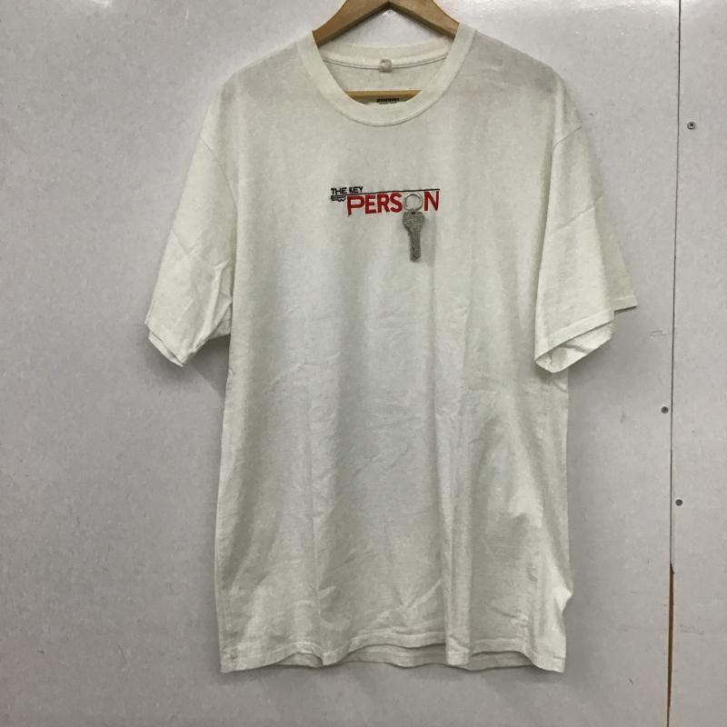 ダブレット doublet Tシャツ 半袖 半袖カットソー プリントTシャツ クルーネックカットソー M ロゴ、文字 白 / ホワイト / white メンズ USED 古着 中古 10160958