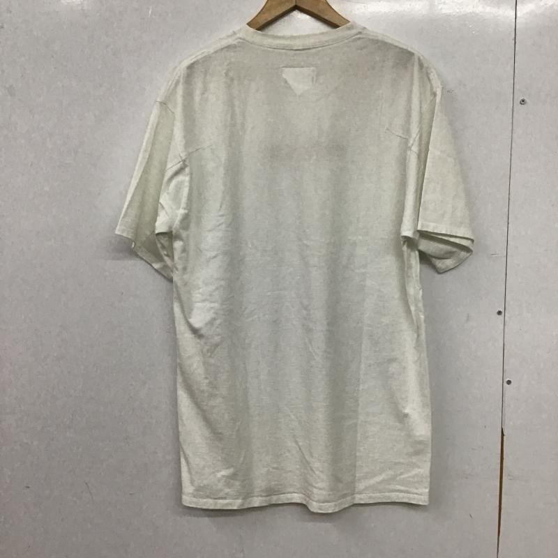 ダブレット doublet Tシャツ 半袖 半袖カットソー プリントTシャツ クルーネックカットソー M ロゴ、文字 白 / ホワイト / white メンズ USED 古着 中古 10160958