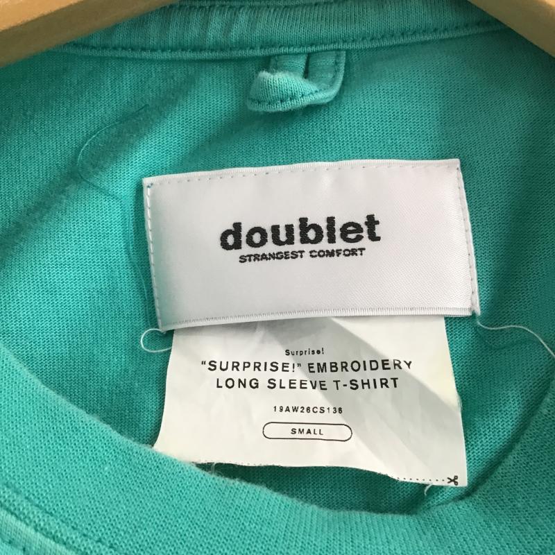 ダブレット doublet カットソー 長袖 長袖カットソー プリントカットソー クルーネック S ロゴ、文字 マルチカラー / マルチカラー / multicolor メンズ USED 古着 中古 10160959