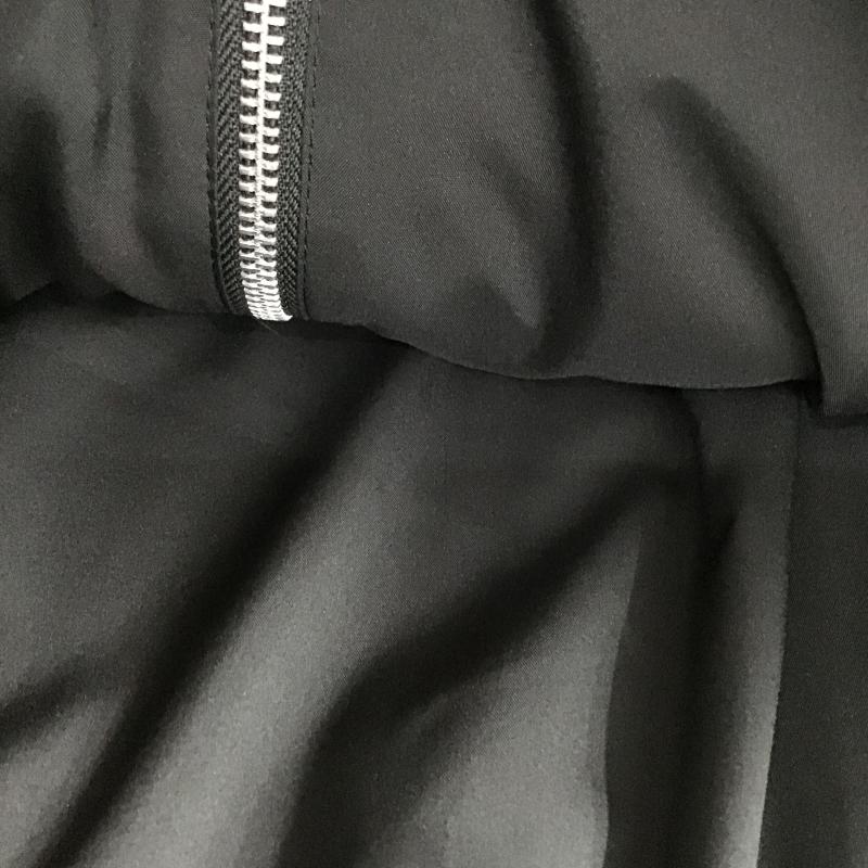 ジーユー GU ジャケット、上着 ジャンパー、ブルゾン 311-360219 サテンブルゾン XXL ロゴ、文字 黒 / ブラック / black メンズ USED 古着 中古 10160960