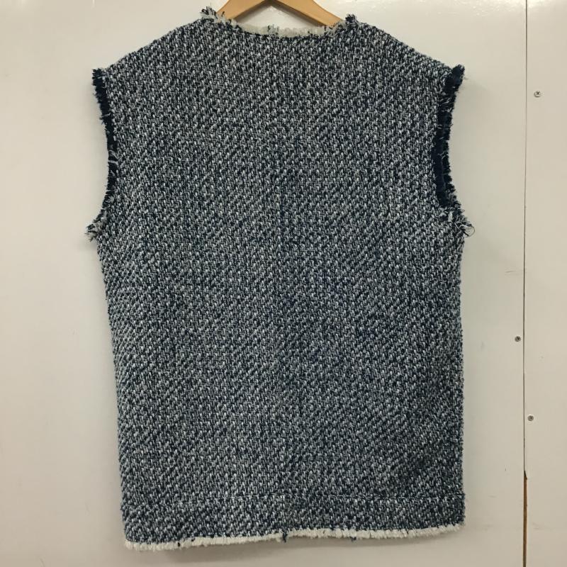 エモダ EMODA ベスト ベスト 042250100201 フリンジヘムツイードベスト FREE  灰 / グレー / gray レディース USED 古着 中古 10160964