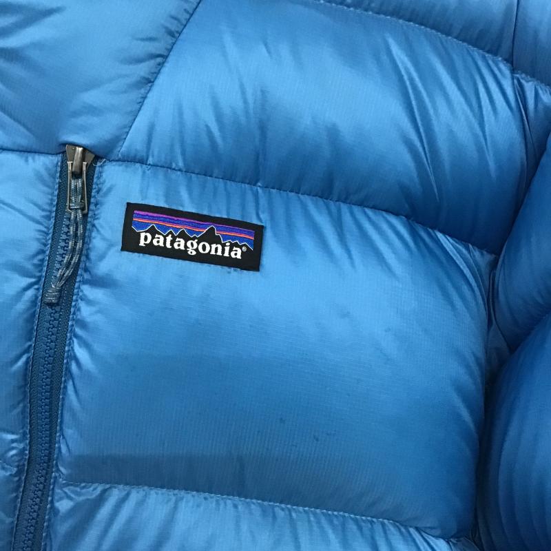 パタゴニア patagonia ジャケット、上着 ジャンパー、ブルゾン 85500fa22 フィッツロイダウンフーディー L ロゴ、文字 青 / ブルー / blue メンズ USED 古着 中古 10160965