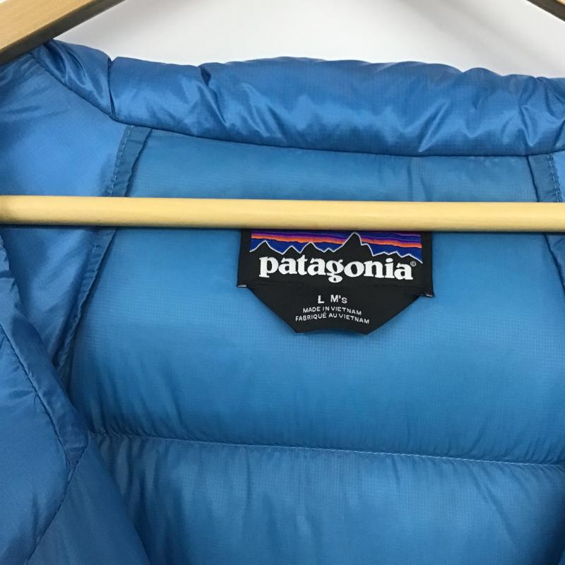 パタゴニア patagonia ジャケット、上着 ジャンパー、ブルゾン 85500fa22 フィッツロイダウンフーディー L ロゴ、文字 青 / ブルー / blue メンズ USED 古着 中古 10160965