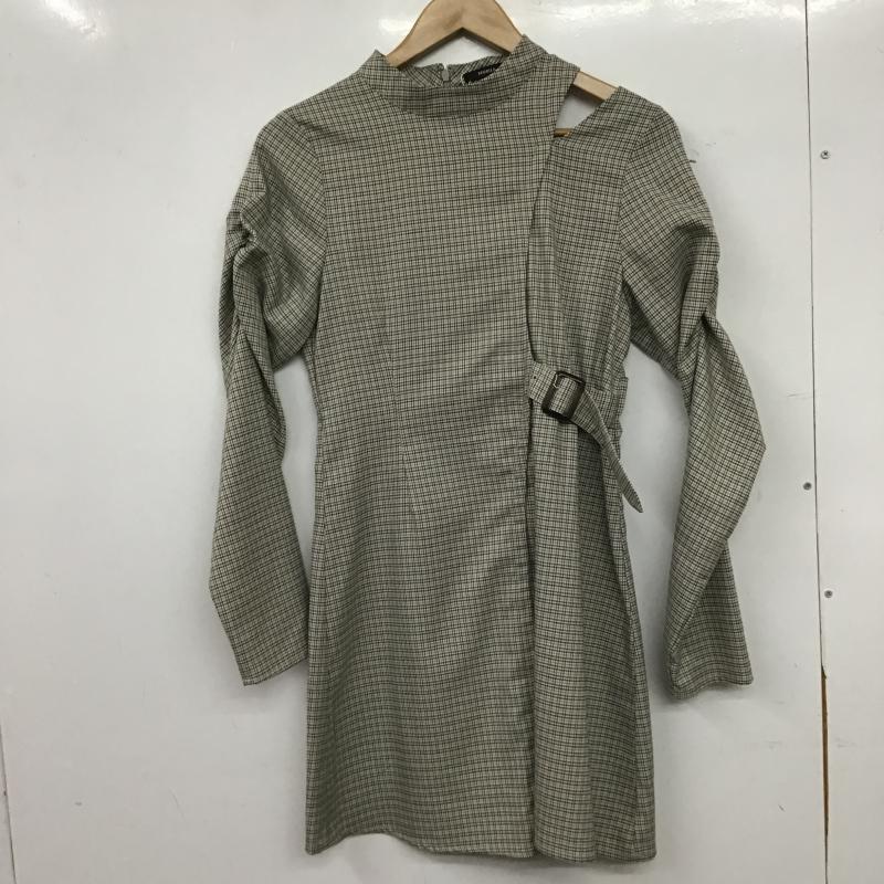 ムルーア MURUA ワンピース ひざ丈スカート 012210300301 アシンメトリーラップミニワンピース 1 チェック マルチカラー / マルチカラー / multicolor レディース USED 古着 中古 10160966