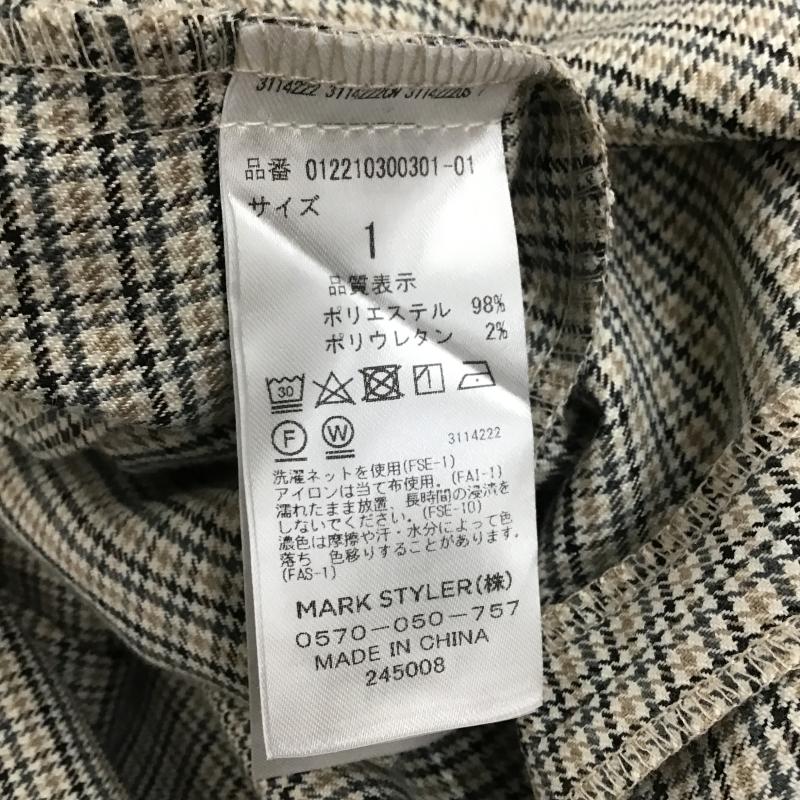 ムルーア MURUA ワンピース ひざ丈スカート 012210300301 アシンメトリーラップミニワンピース 1 チェック マルチカラー / マルチカラー / multicolor レディース USED 古着 中古 10160966