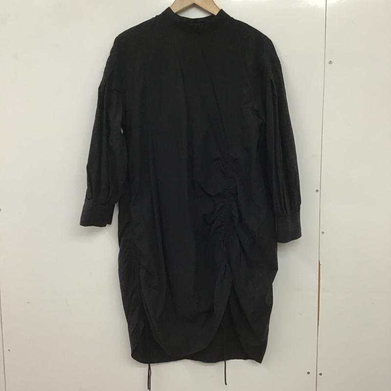 ムルーア MURUA ワンピース ミニスカート 012240302501 ドロストミニワンピース FREE 無地 黒 / ブラック / black レディース USED 古着 中古 10160968