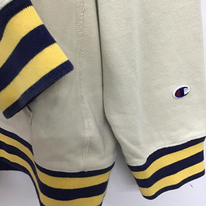 チャンピオン Champion パーカー 長袖 長袖パーカー プルオーバーパーカー スウェット XL ロゴ、文字 ベージュ / ベージュ / beige メンズ USED 古着 中古 10160971