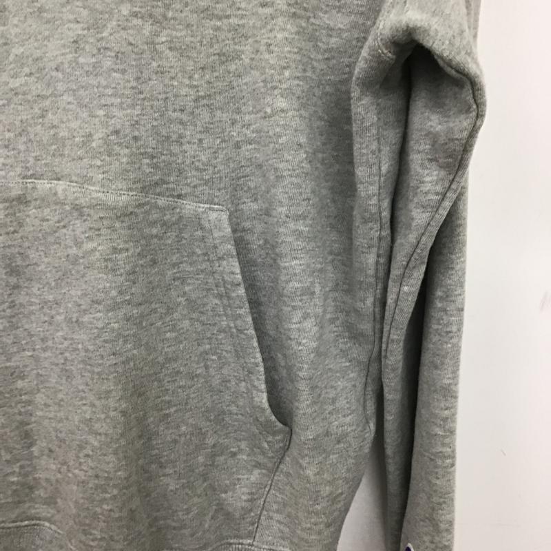 チャンピオン Champion パーカー 長袖 長袖パーカー プルオーバーパーカー スウェット L ロゴ、文字 灰 / グレー / gray メンズ USED 古着 中古 10160972
