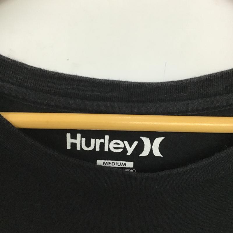 ハーレー Hurley カットソー 長袖 長袖カットソー プリントカットソー クルーネック M プリント ダークグレー / ダークグレー / メンズ USED 古着 中古 10160974