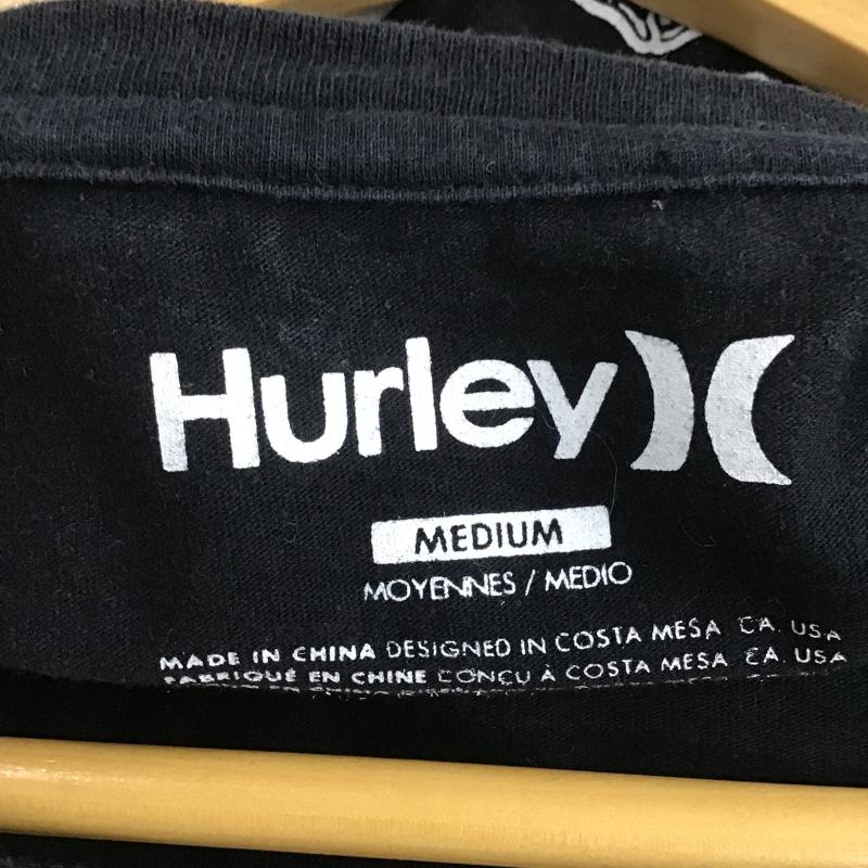 ハーレー Hurley カットソー 長袖 長袖カットソー プリントカットソー クルーネック M プリント ダークグレー / ダークグレー / メンズ USED 古着 中古 10160974