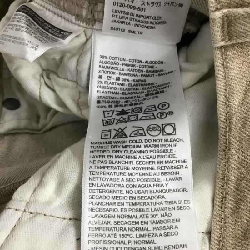 リーバイス Levi s パンツ デニム、ジーンズ 無地 ベージュ / ベージュ / beige メンズ USED 古着 中古 10160977