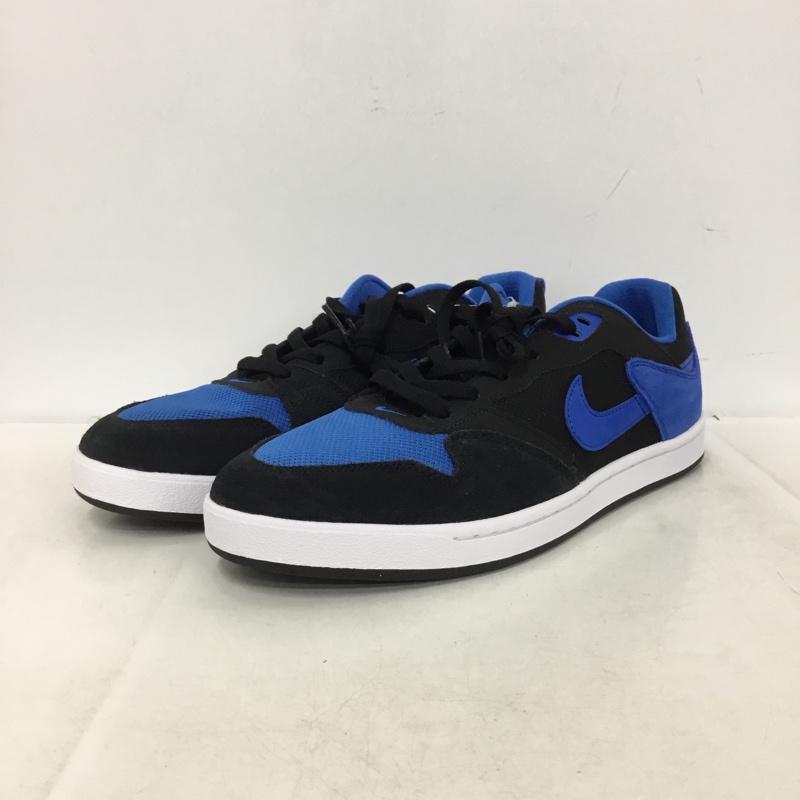 ナイキ NIKE スニーカー スニーカー CJ0882-004 SB ALLEYOOP 29cm スケートボード 29.0cm ロゴ、文字 黒 / ブラック / black X 青 / ブルー / blue メンズ USED 古着 中古 10160978