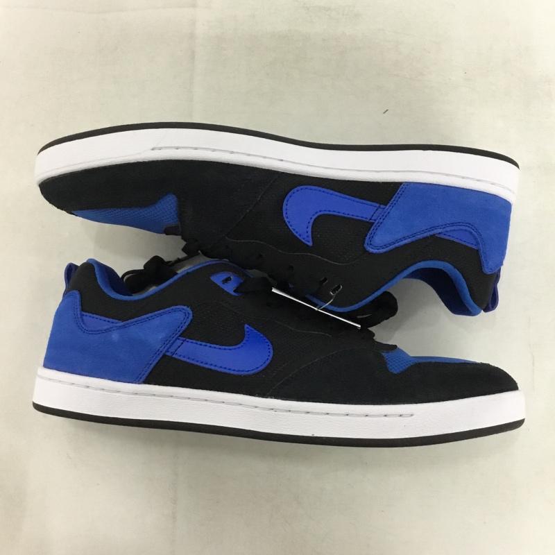 ナイキ NIKE スニーカー スニーカー CJ0882-004 SB ALLEYOOP 29cm スケートボード 29.0cm ロゴ、文字 黒 / ブラック / black X 青 / ブルー / blue メンズ USED 古着 中古 10160978