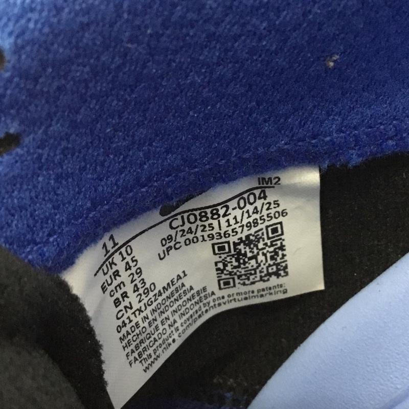 ナイキ NIKE スニーカー スニーカー CJ0882-004 SB ALLEYOOP 29cm スケートボード 29.0cm ロゴ、文字 黒 / ブラック / black X 青 / ブルー / blue メンズ USED 古着 中古 10160978