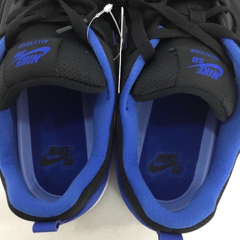 ナイキ NIKE スニーカー スニーカー CJ0882-004 SB ALLEYOOP 29cm スケートボード 29.0cm ロゴ、文字 黒 / ブラック / black X 青 / ブルー / blue メンズ USED 古着 中古 10160978