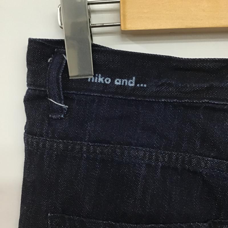 ニコアンド niko and... パンツ デニム、ジーンズ 72636000 デニムバギーパンツ L 無地 インディゴ / インディゴ / Indigo レディース USED 古着 中古 10160982