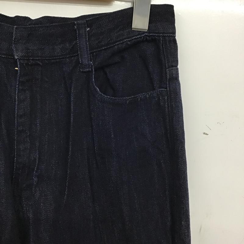 ニコアンド niko and... パンツ デニム、ジーンズ 72636000 デニムバギーパンツ L 無地 インディゴ / インディゴ / Indigo レディース USED 古着 中古 10160982