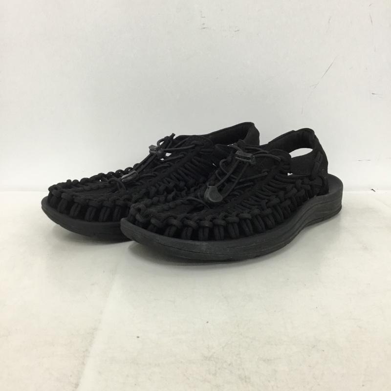 キーン KEEN サンダル サンダル 1014097 ユニーク UNEEK 26cm 26.0cm ロゴ、文字 黒 / ブラック / black メンズ USED 古着 中古 10160983