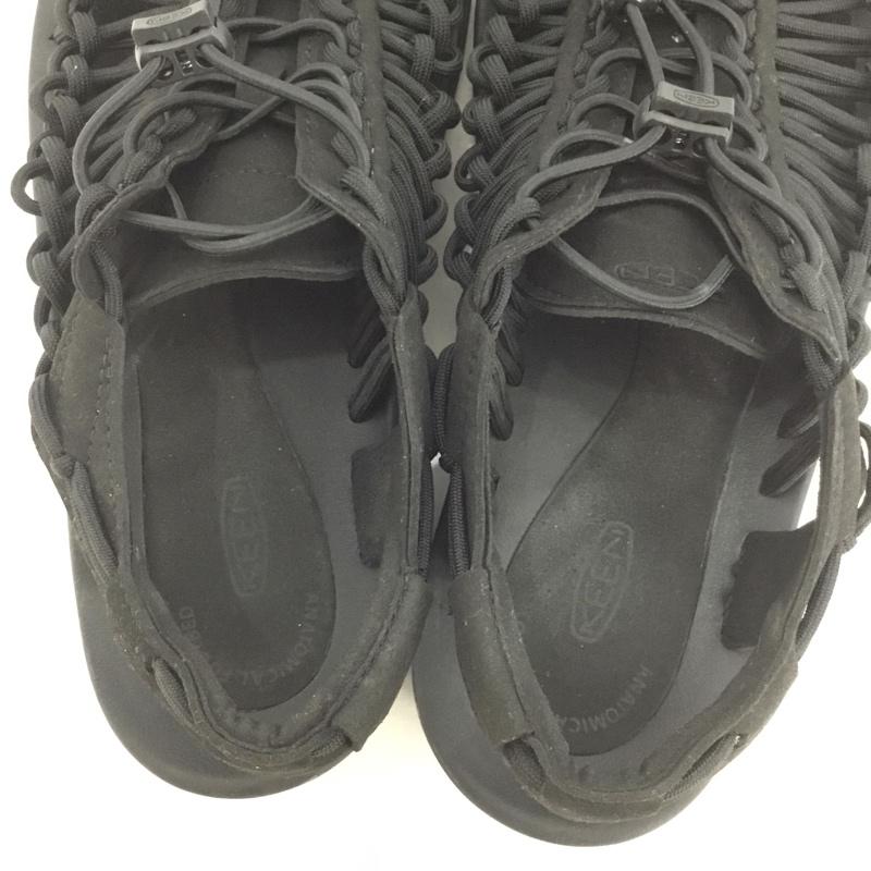 キーン KEEN サンダル サンダル 1014097 ユニーク UNEEK 26cm 26.0cm ロゴ、文字 黒 / ブラック / black メンズ USED 古着 中古 10160983