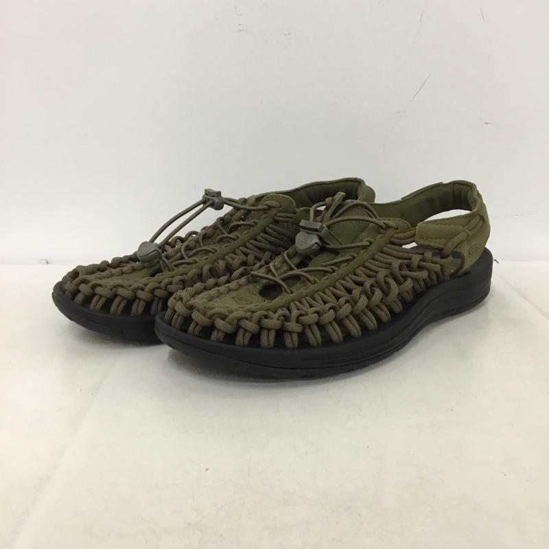 キーン KEEN サンダル サンダル 1023381 ユニーク UNEEK 26cm 26.0cm ロゴ、文字 カーキ / カーキ / khaki メンズ USED 古着 中古 10160985