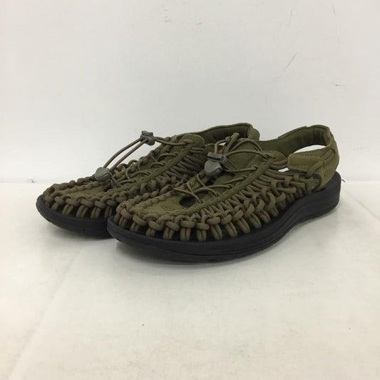 キーン KEEN サンダル サンダル 1023381 ユニーク UNEEK 26cm 26.0cm ロゴ、文字 カーキ / カーキ / khaki メンズ USED 古着 中古 10160985