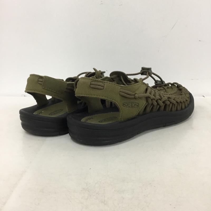 キーン KEEN サンダル サンダル 1023381 ユニーク UNEEK 26cm 26.0cm ロゴ、文字 カーキ / カーキ / khaki メンズ USED 古着 中古 10160985